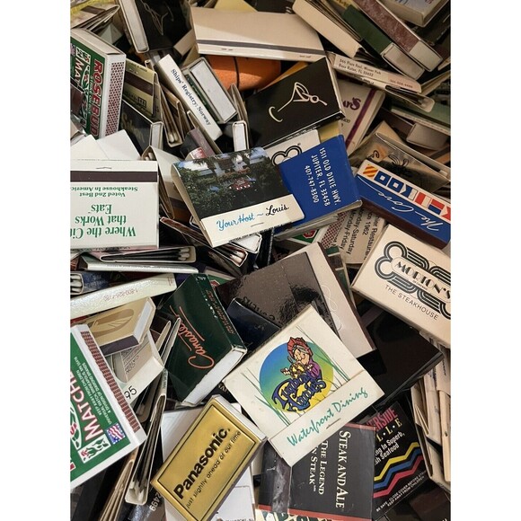 Vintage Assorted Lot of 40 Matches Match Books 80s 90s USA America - Picture 2 of 4